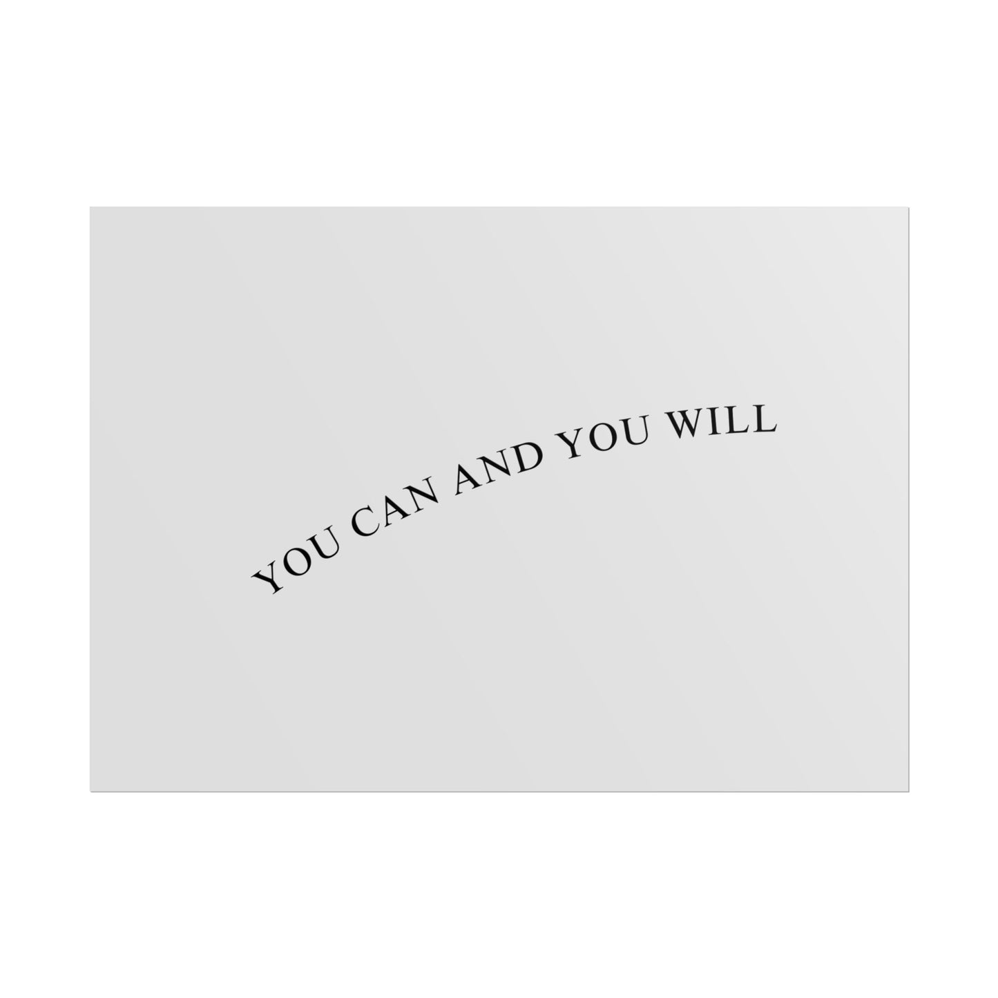 Poster small - you can and you will round