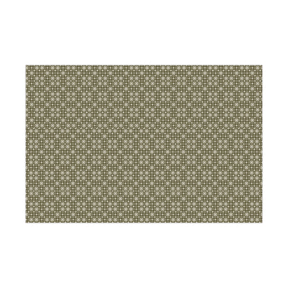 Gift Wrap Papers - white green pattern