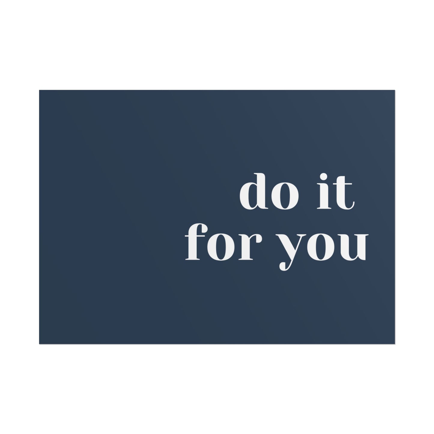 Poster small - do it for you navy