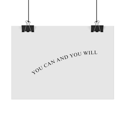 Poster small - you can and you will round