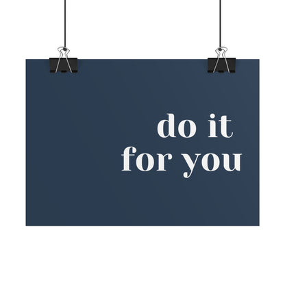 Poster small - do it for you navy