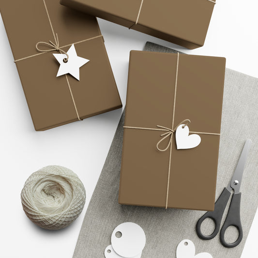 Gift Wrap Papers - cream brown