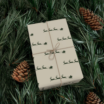 Gift Wrap Papers - rendeir beige