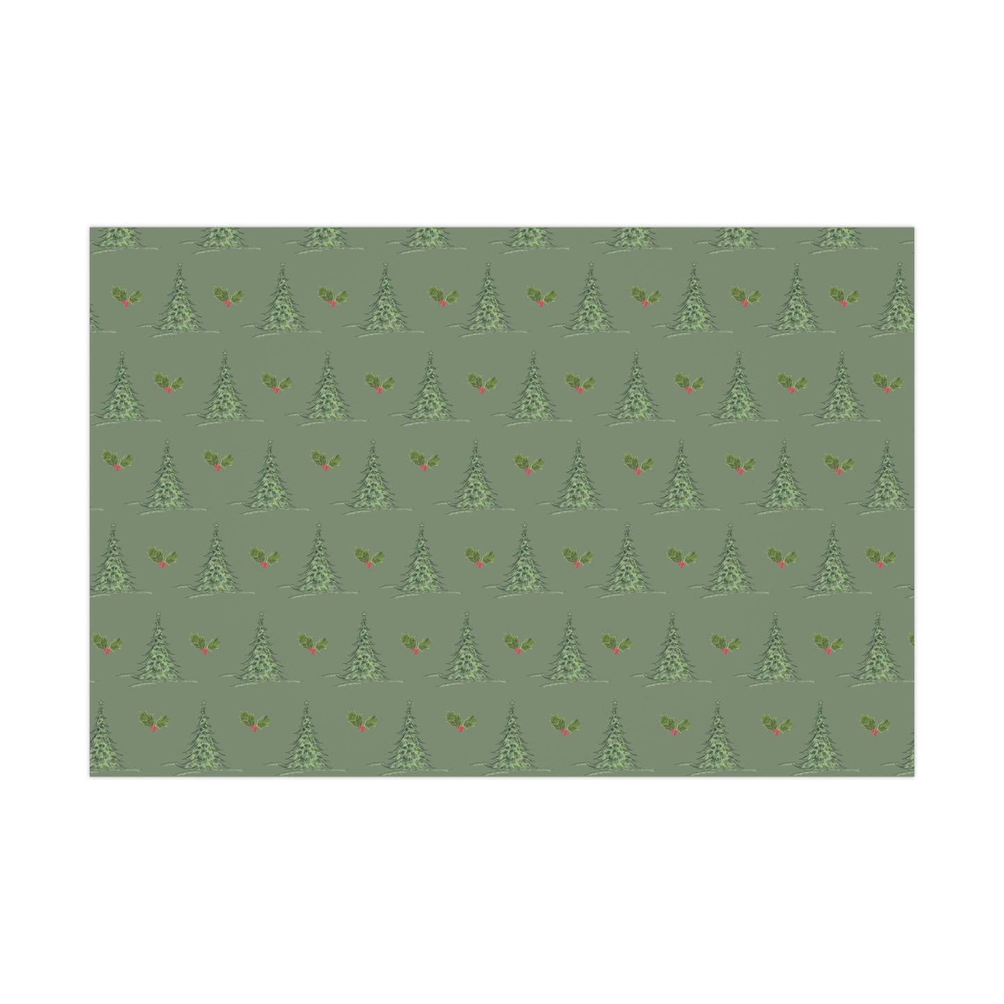 Gift Wrap Papers - Christmas mistletoe