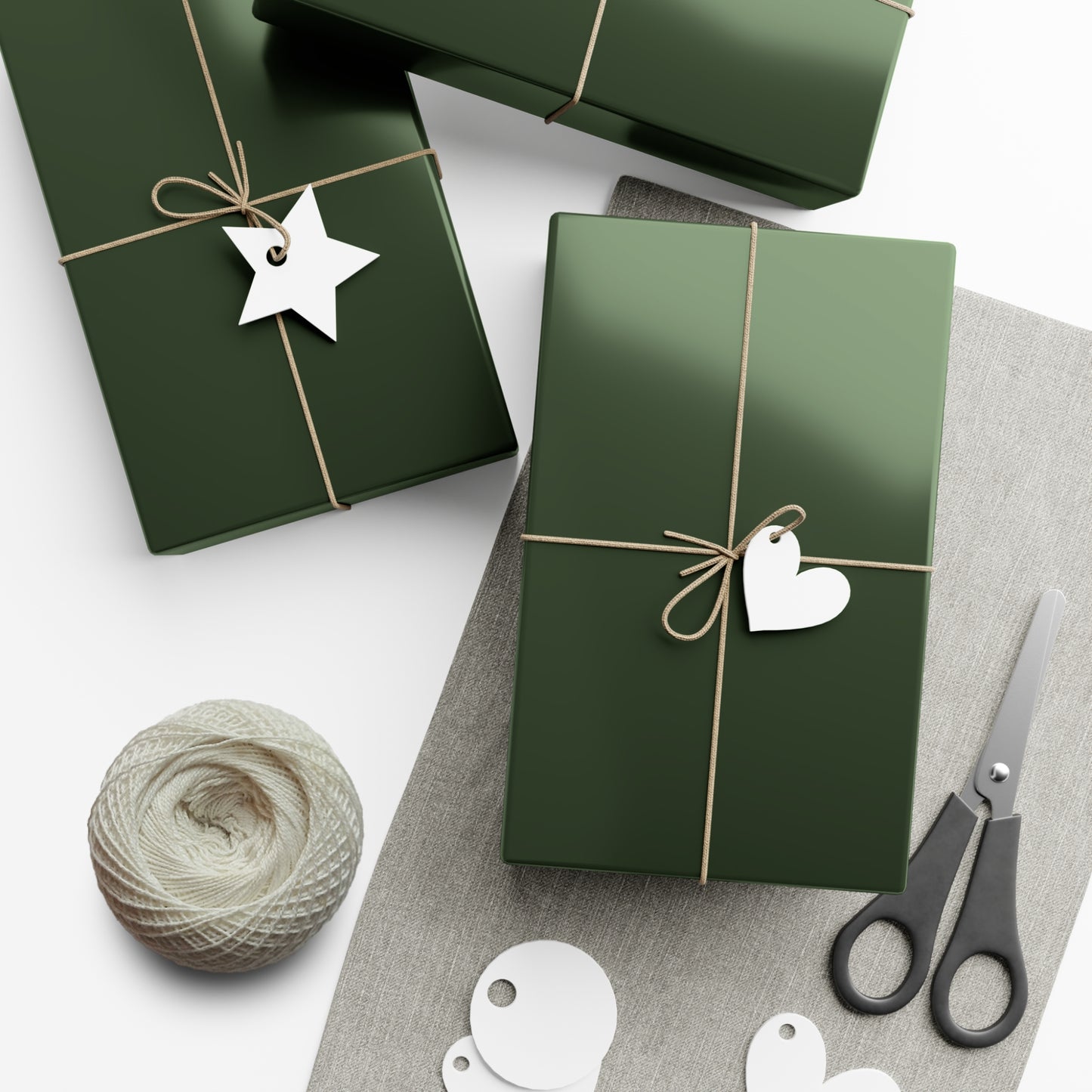 Gift Wrap Papers - dark olive