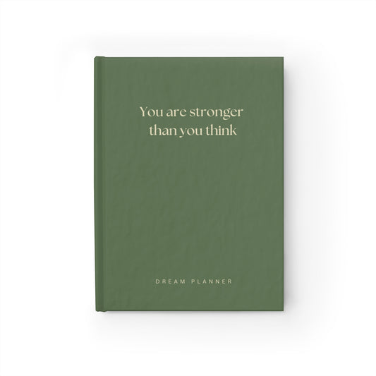 Hardcover Journal - olive green