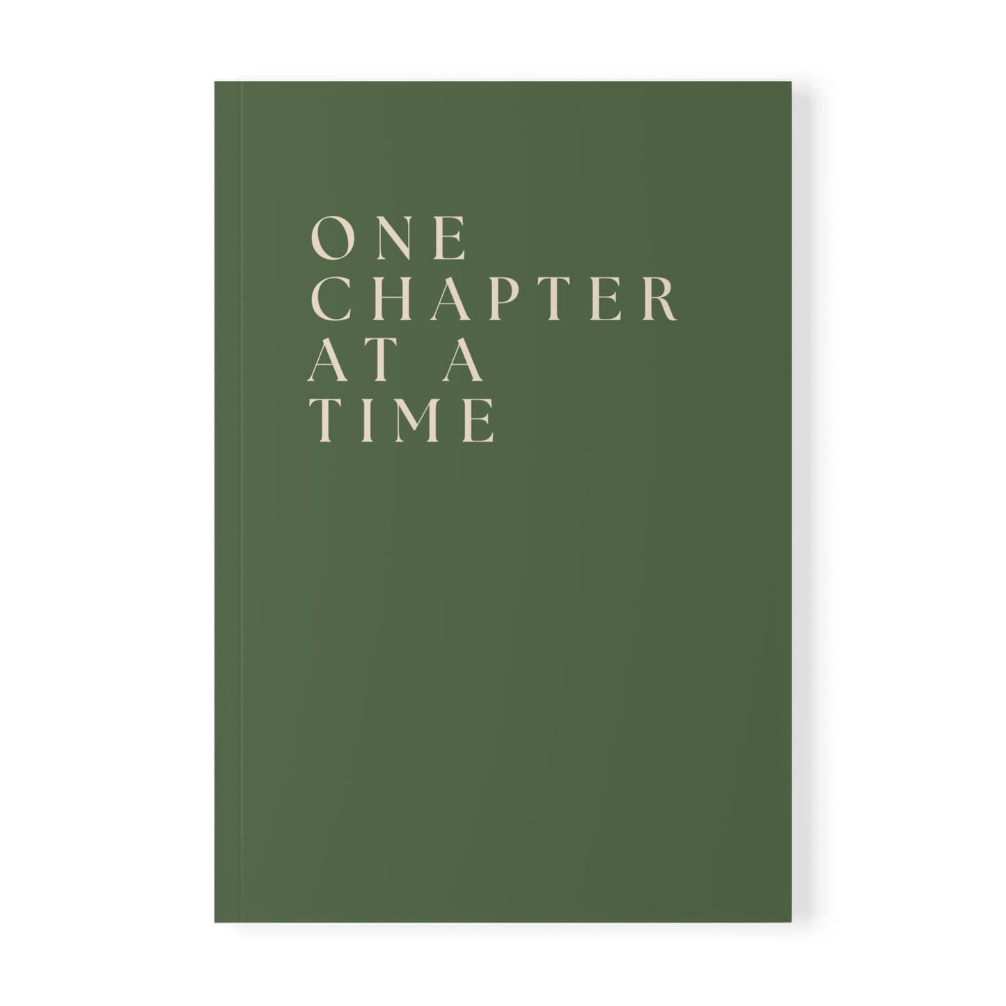 Softcover Notebook, A5 - olive green