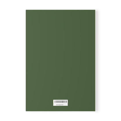 Softcover Notebook, A5 - olive green