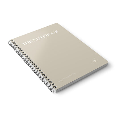 Wirobound Softcover Notebook, A5 - oat notebook