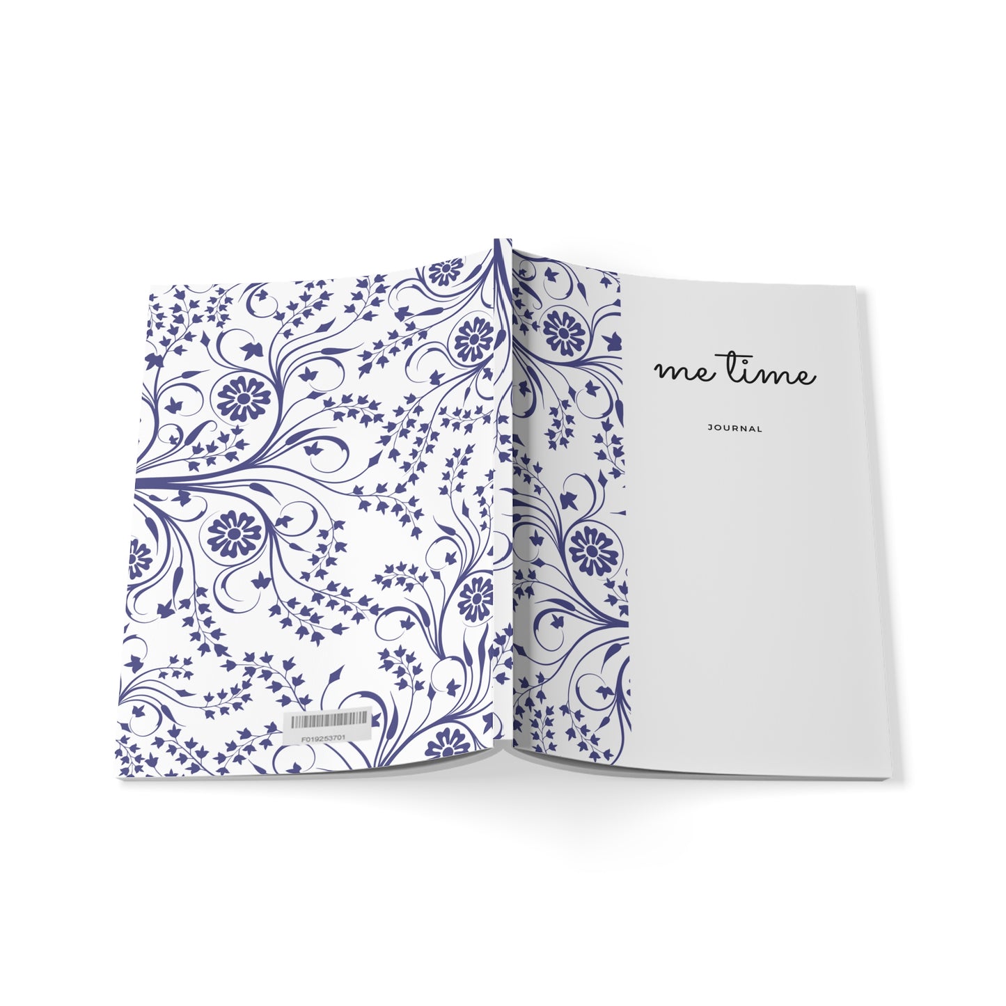 Softcover Notebook, A5 - me time blue