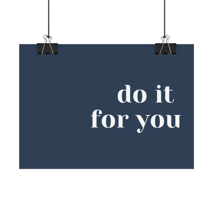 Poster small - do it for you navy