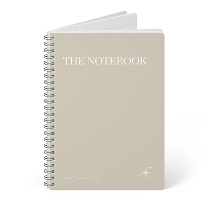 Wirobound Softcover Notebook, A5 - oat notebook