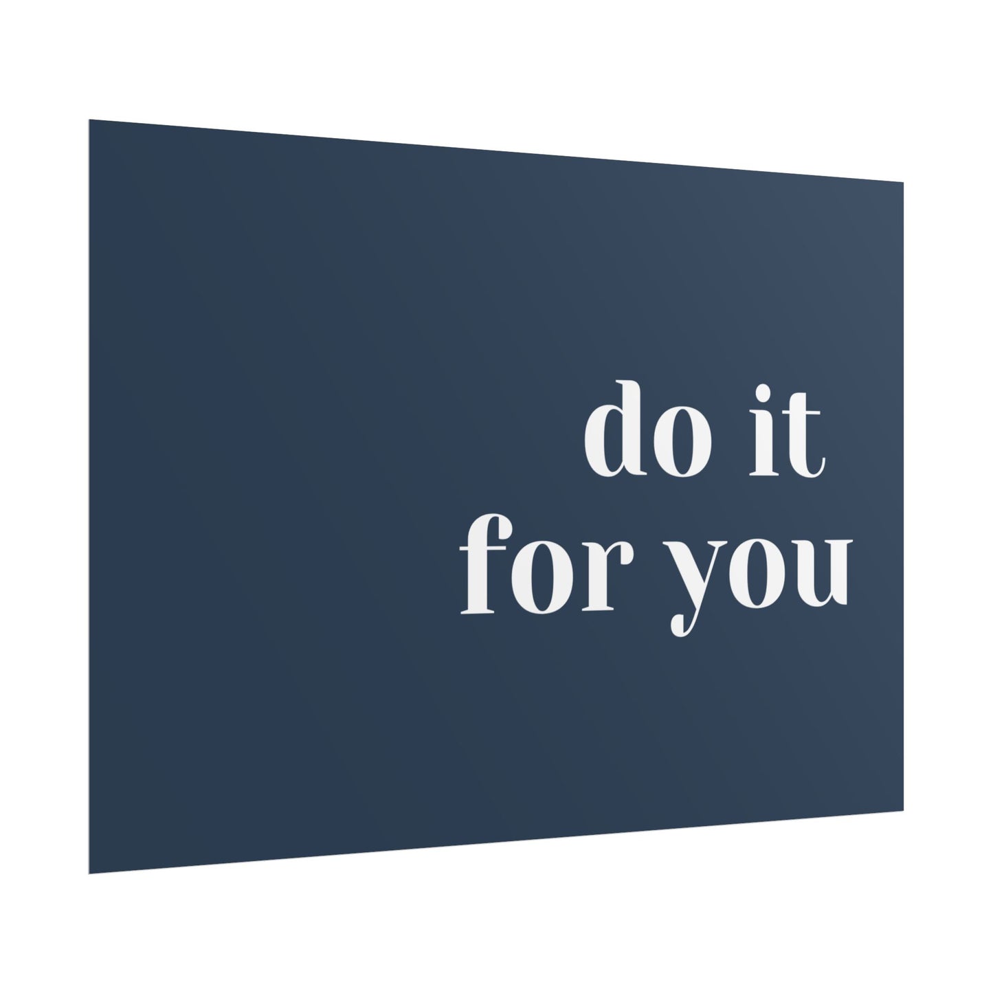 Poster small - do it for you navy