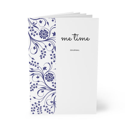 Softcover Notebook, A5 - me time blue